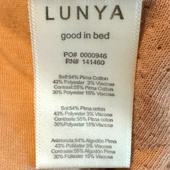 Lunya Restore Double Faced Shorts Tan Nude Size Medium NEW Neutral Sleep Lounge - Picture 10 of 14